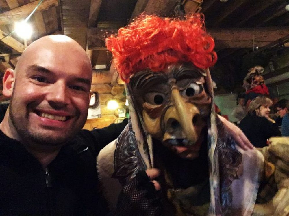 My new mate. Fasching in Axams
