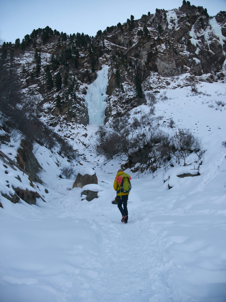 Eisklettern, Sellrain, Eiswasserfall, Bergsport