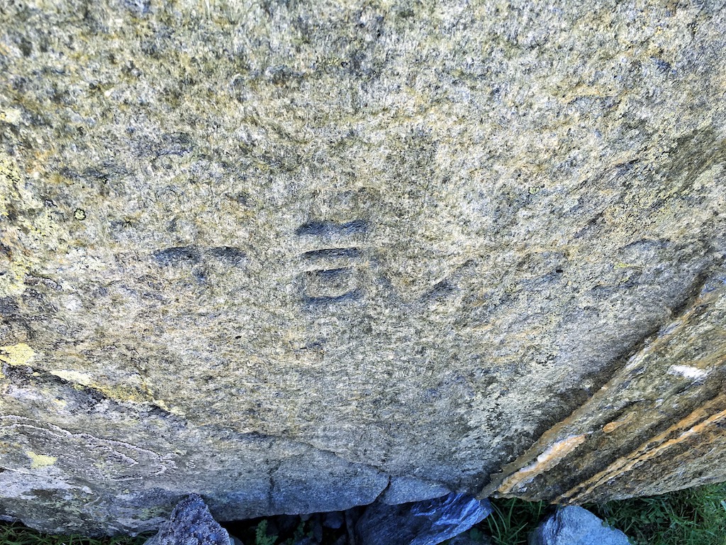 Viggartal, Bschriebener Stein