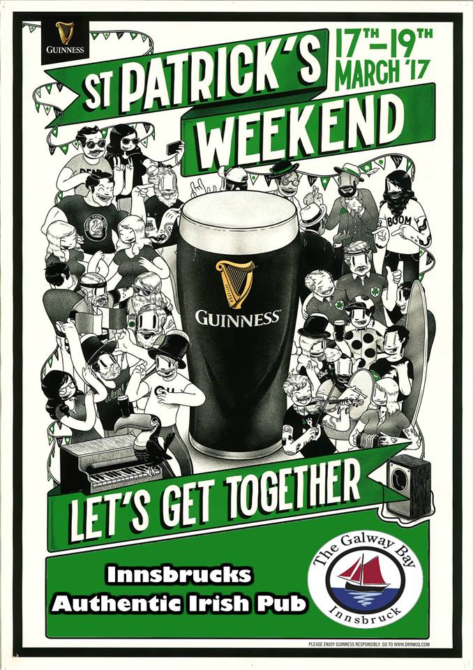 Guinness get together - St. Patrick's Day in Innsbruck