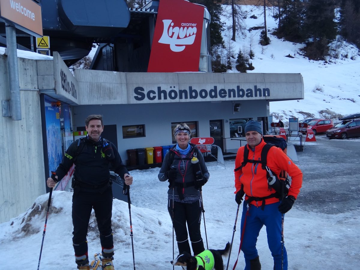 Skitourengeher Axamer Lizum