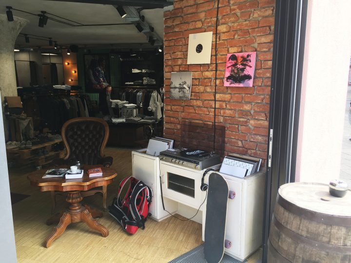 Relaxed listening corner.