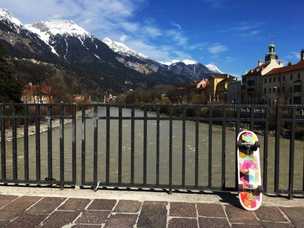 Innsbruck - the skateboard friendly city.