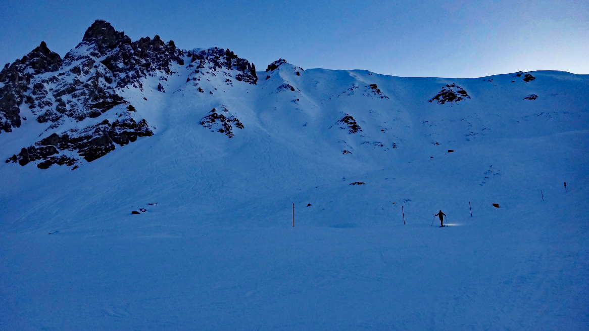 Nachtskitour in der Axamer Lizum