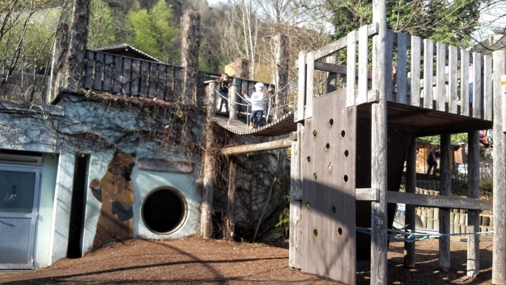 Spielplatz im Alpenzoo