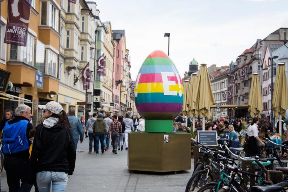 Osterschmuck in Innsbruck