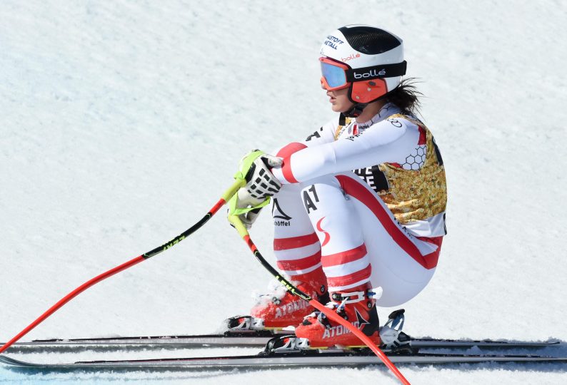 Stephanie Venier lernte im Skigymnasium Stams Durchhaltevermögen