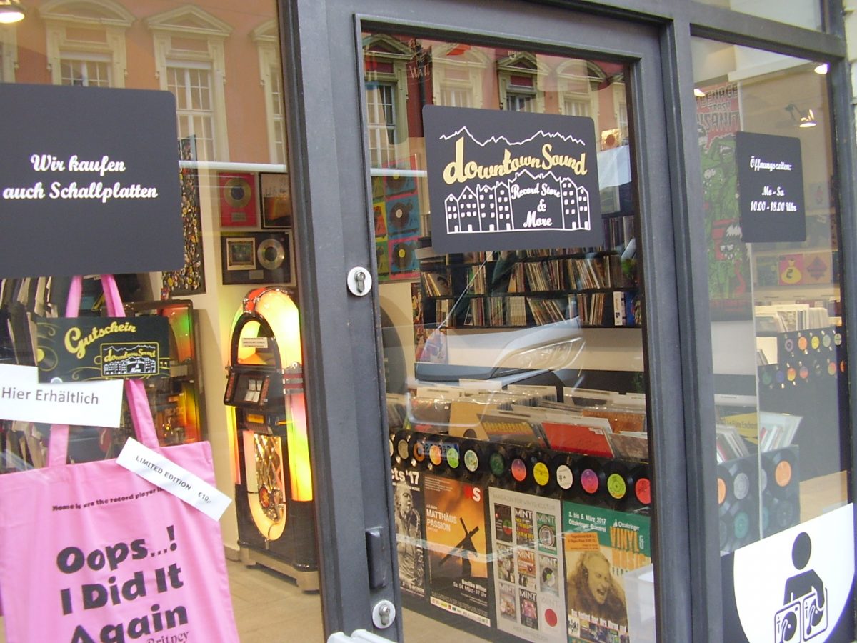 Il negozio di dischi Downtown Sound a Innsbruck - Foto Laura Manfredi