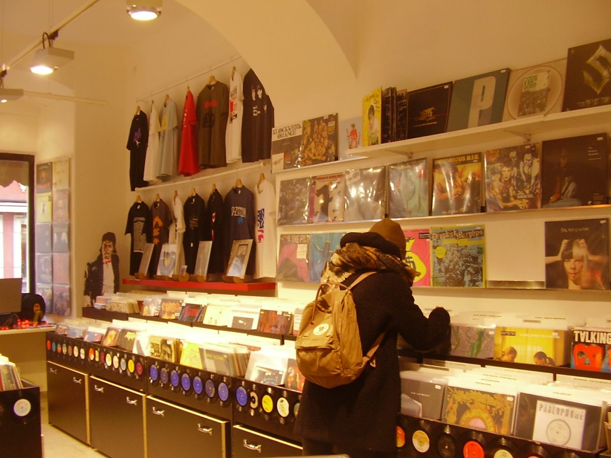 Il negozio di dischi Downtown Sound a Innsbruck - Foto Laura Manfredi