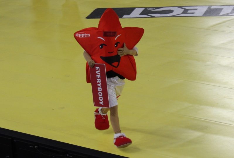 Star-shaped mascot, Handball EM Innsbruck