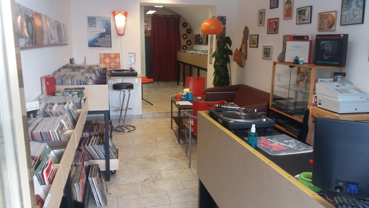 Il negozio di dischi Nabu Records a Innsbruck - Foto Laura Manfredi
