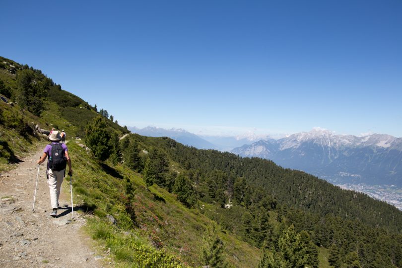 Unterwegs am Zirbenweg.