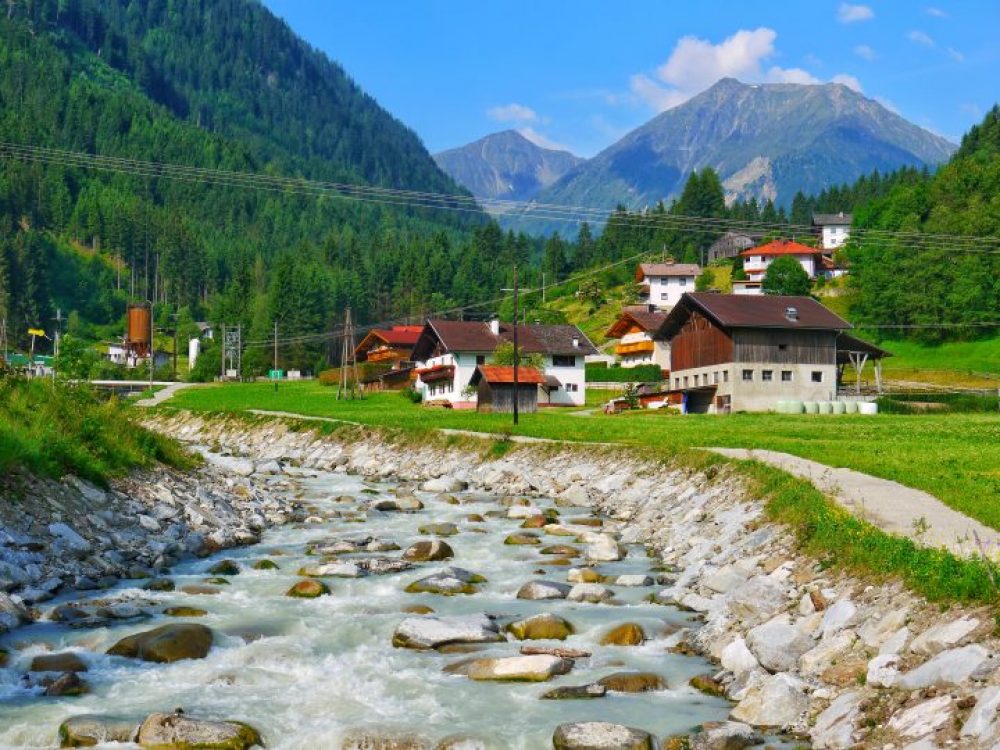 Malerisches Sellraintal