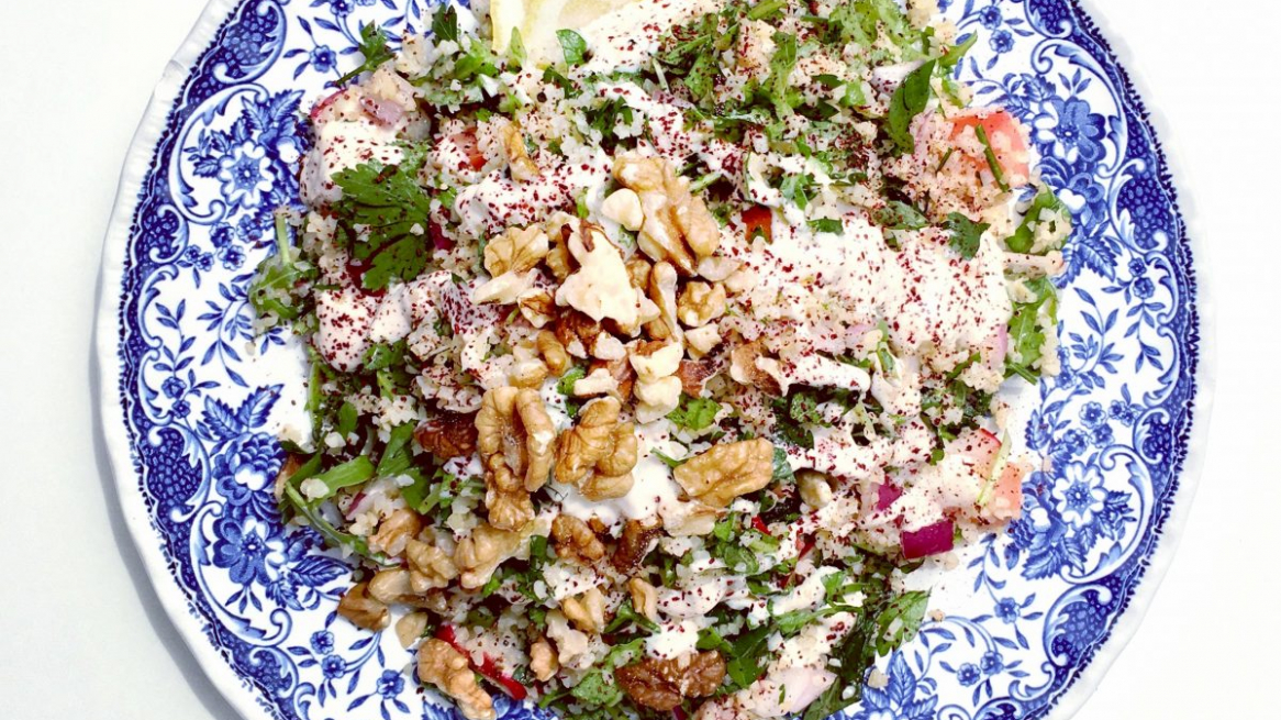 Sommerlicher Salat im Restaurant am Lanser See