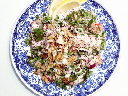 Sommerlicher Salat im Restaurant am Lanser See