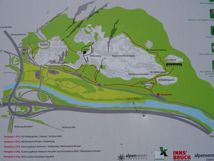 Klettergarten Martinswand, Zirl, Innsbruck