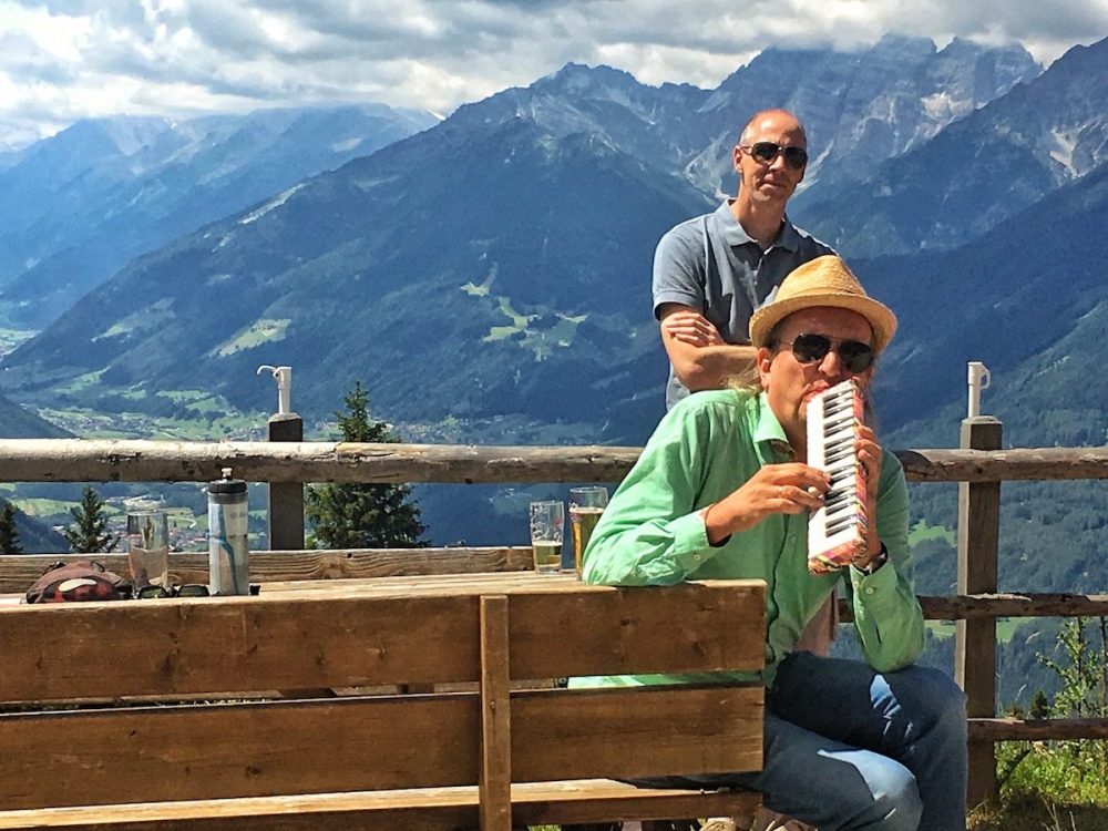 Linder und Vettorazzi auf der Patscher Alm