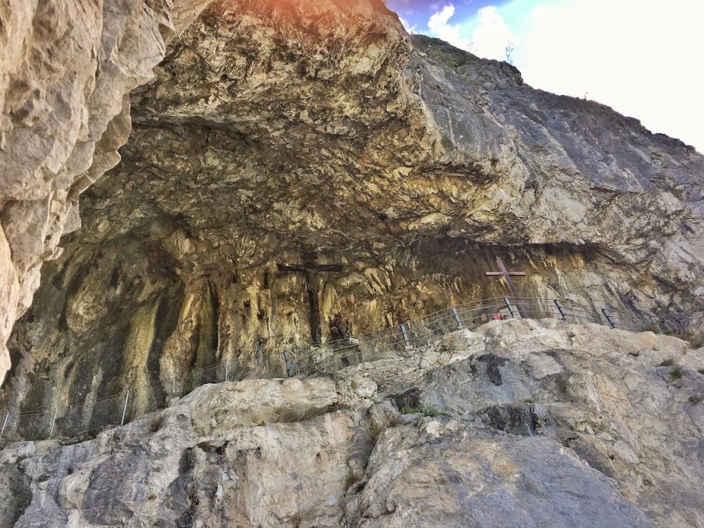 Die Maximilian Grotte in der Martinswand Martinswand