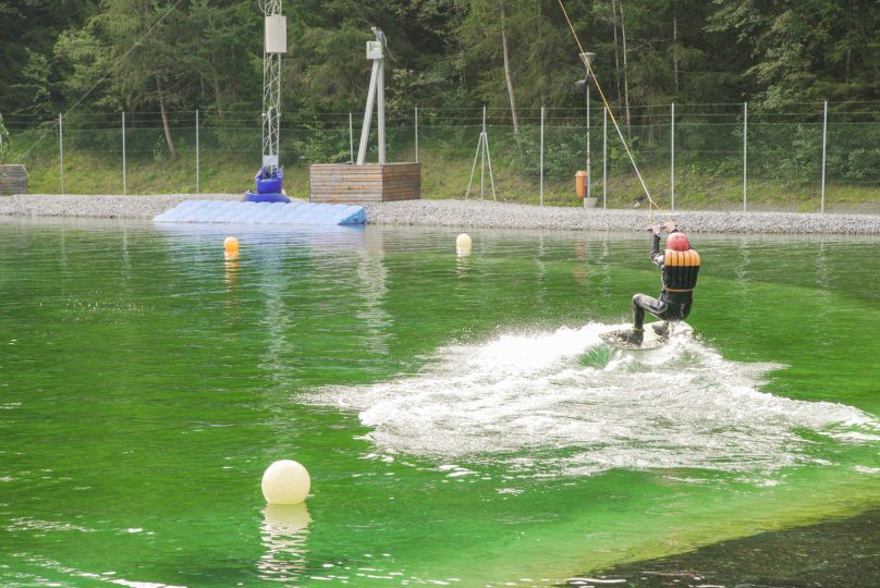 Wakeboard school, Area 47, Ötztal, Innsbruck, Austria