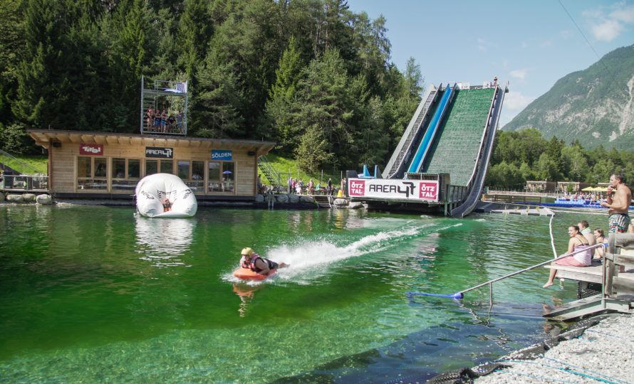 Water ramp area 47, Innsbruck, Austria