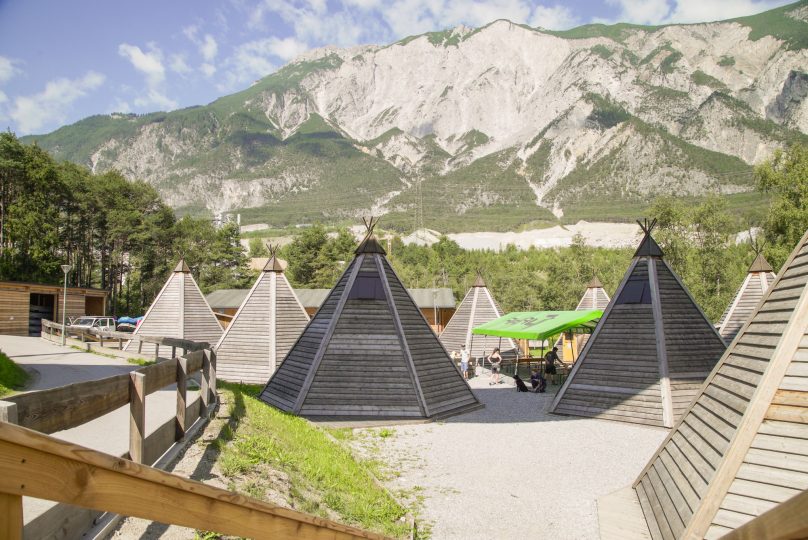 Tipis, Ötztal, Area 47, Innsbruck, Austria