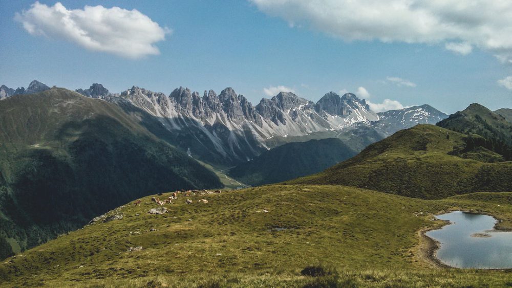 Salfeinersee with the Kalkögel in the background // #myinnsbruck