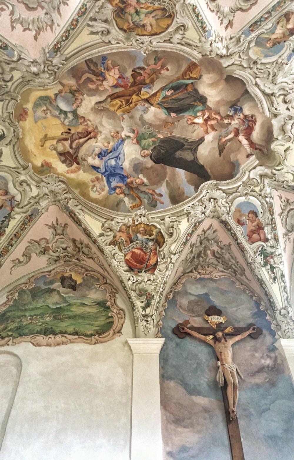 Fresken in der Sakristei von Ranggen