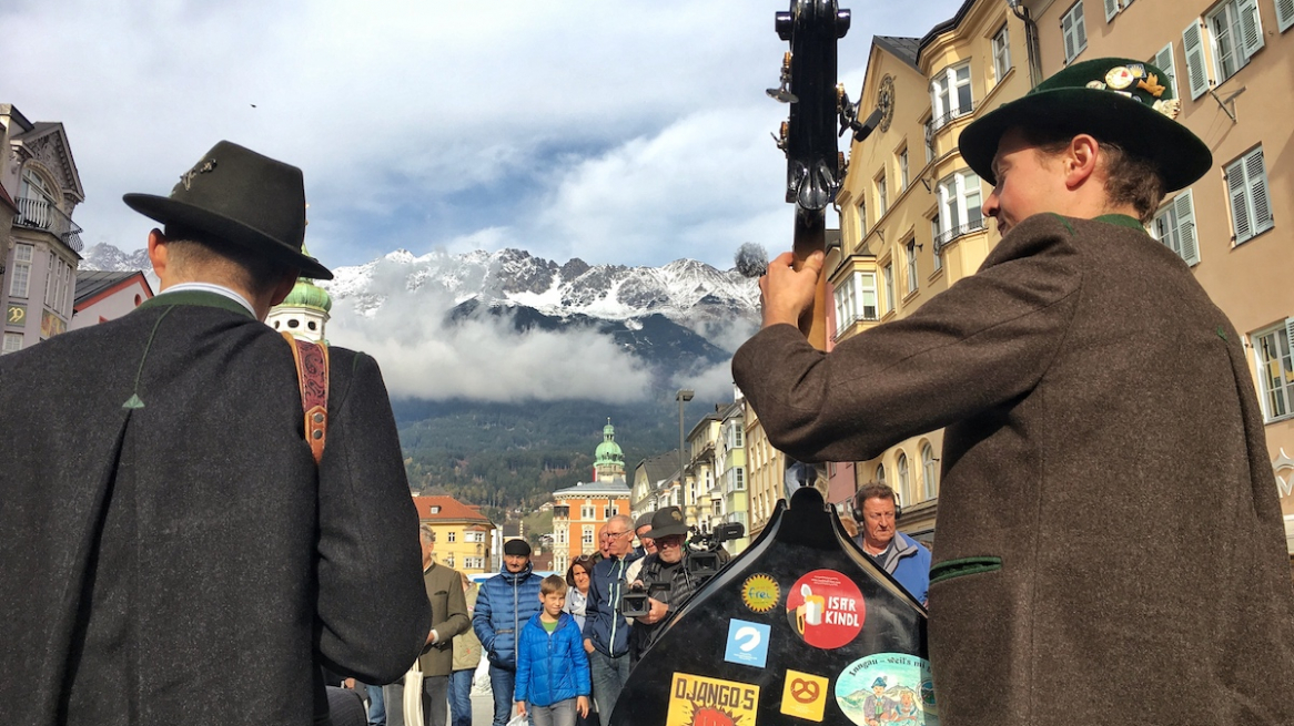 Aufg'horcht in Innsbruck, 2017, Musiker in der Maria-Theresien-Straße