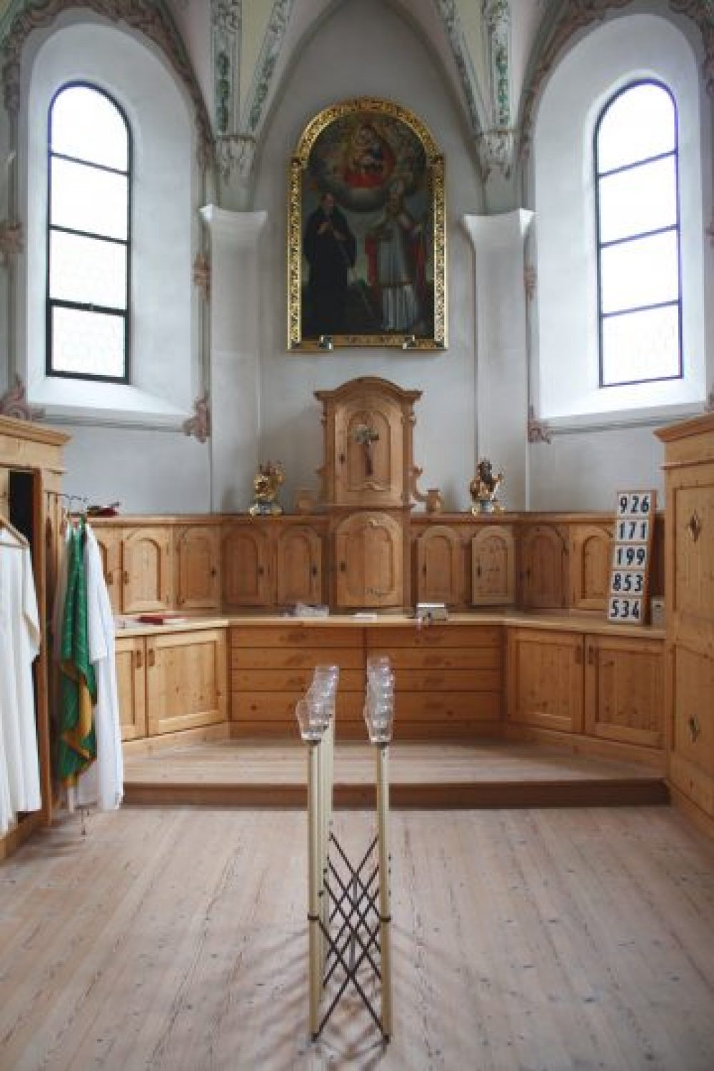 Sacristy inside