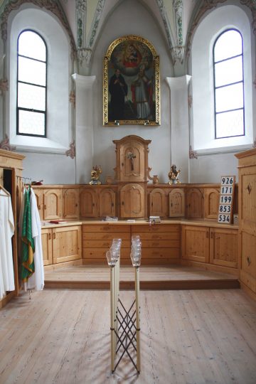 Sacristy inside