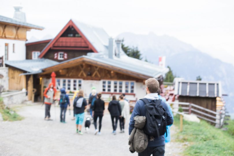 Die Rosskogelhütte liegt auf 1.777m Seehöhe