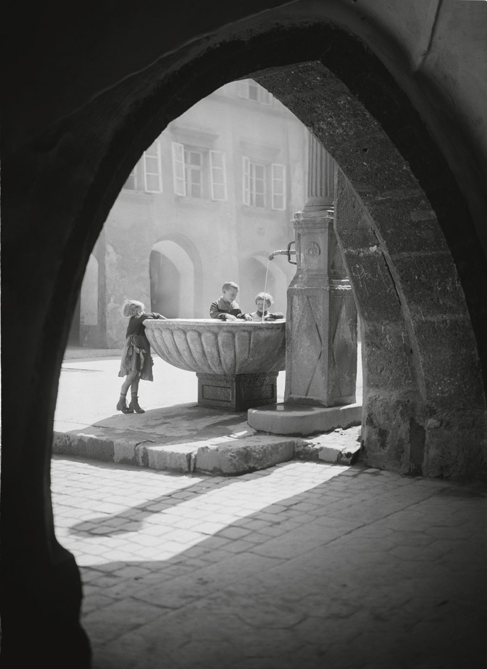 Der Marmorbrunnen in der Innsbrucker Altstadt