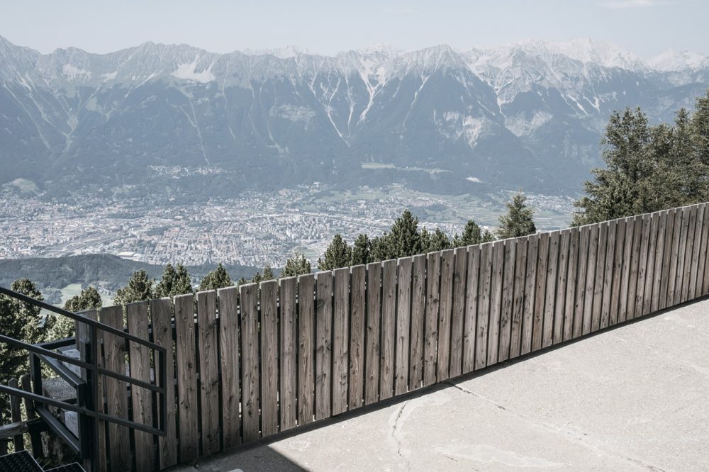 Der heutige Blick vom Patscherkofel auf Innsbruck