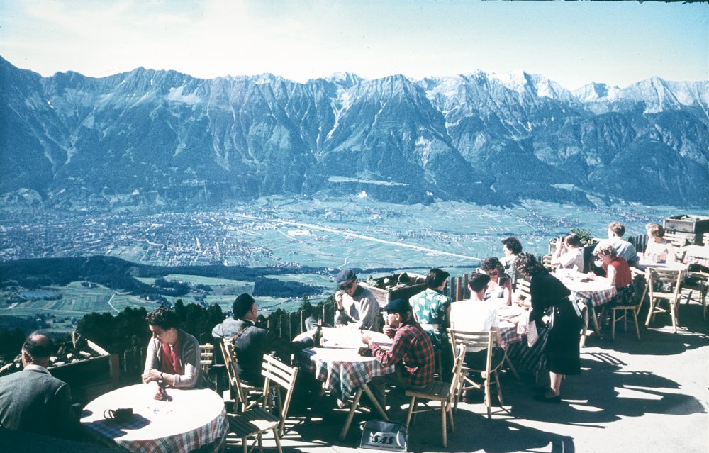 Blick von der Terrasse der alten Patscherkofelbahn