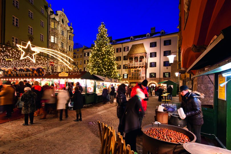 Austria, Innsbruck, Castagne, Mercatini di Natale, Vin Brule