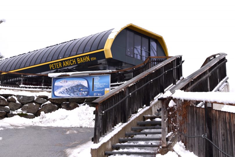 Die Talstation der Peter-Anich-Bahn. Foto: Kainz