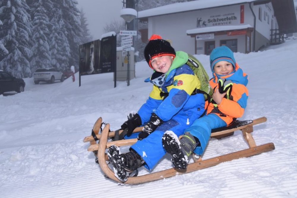 Die Rodelbahn ist ideal für einen Ausflug mit der ganzen Familie. Foto: Kainz
