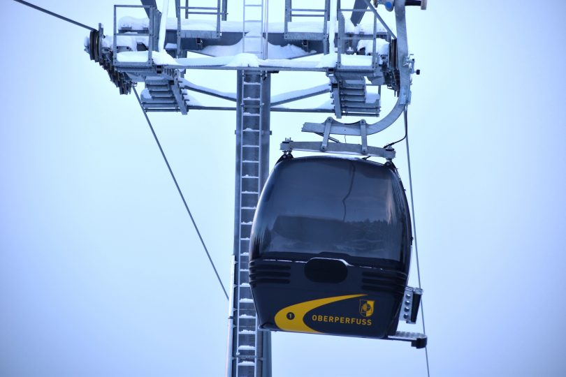 Neu in Betreib seit Weihnachten 2017: Die 8-Personen-Einseilumlaufbahn Peter Anich II. Foto: Kainz