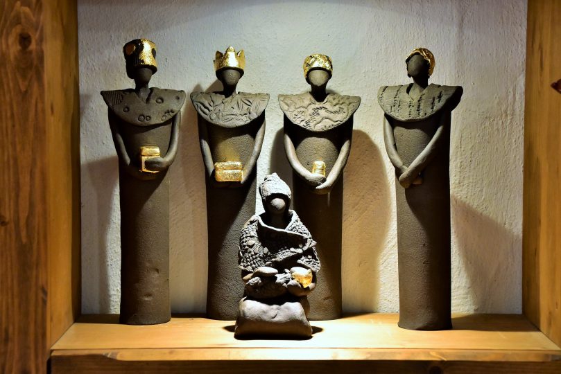 Die "Spezialität" von Familie Zimmermann sind Keramik- und Holzarbeiten.