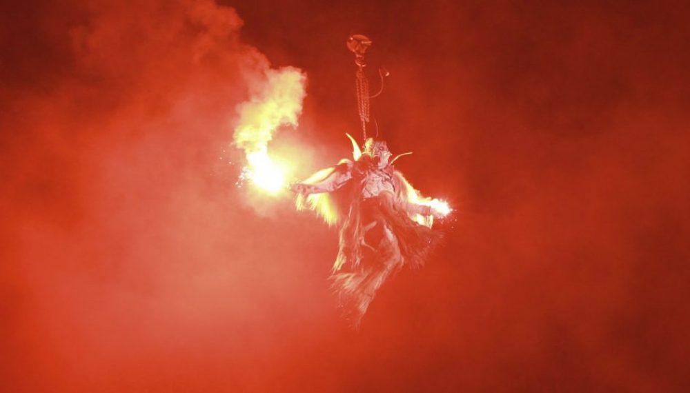 Flying Krampus