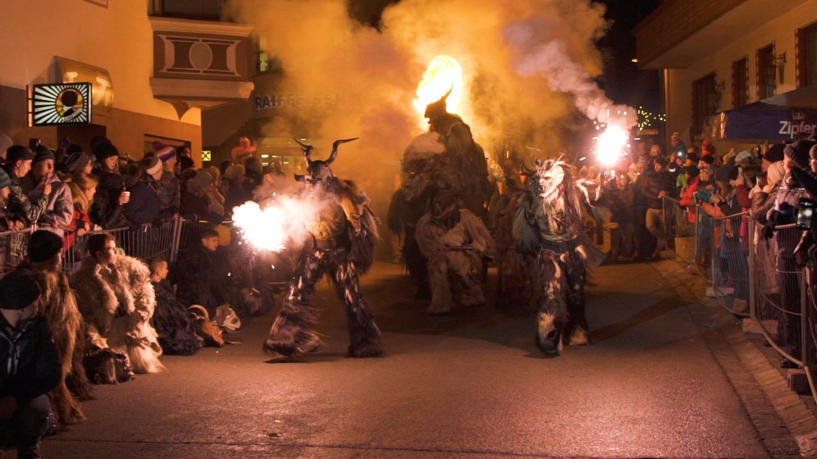 Krampus party in Axam, Innsbruck, myinnsbruck