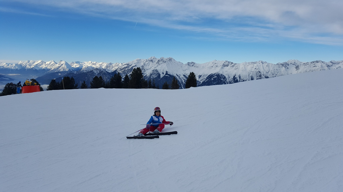 Patscherkofel vista cima neve sci