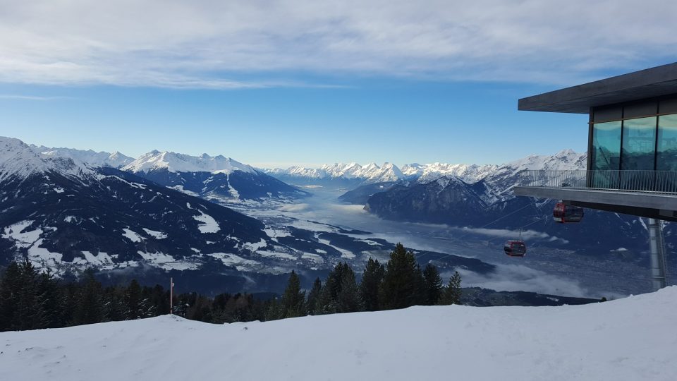 Patscherkofel cabinovia arrivo