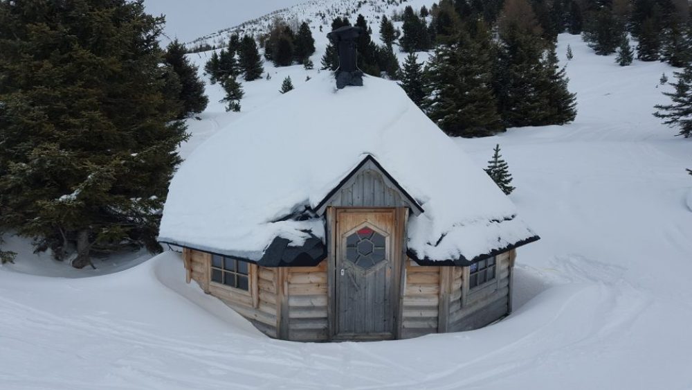 Patscherkofel casetta neve