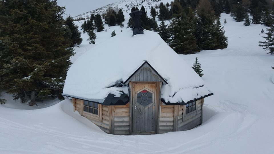 Patscherkofel casetta neve