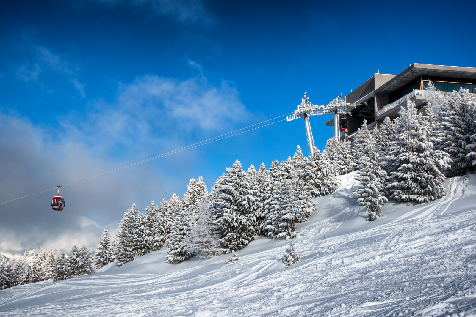 Bergstation der neuen Patscherkofelbahn