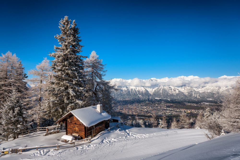 Hütte am Patscherkofel