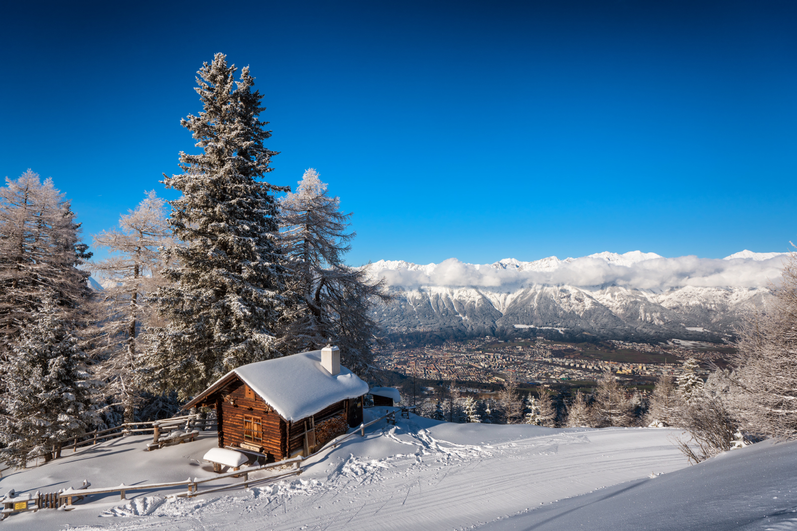 Hütte am Patscherkofel