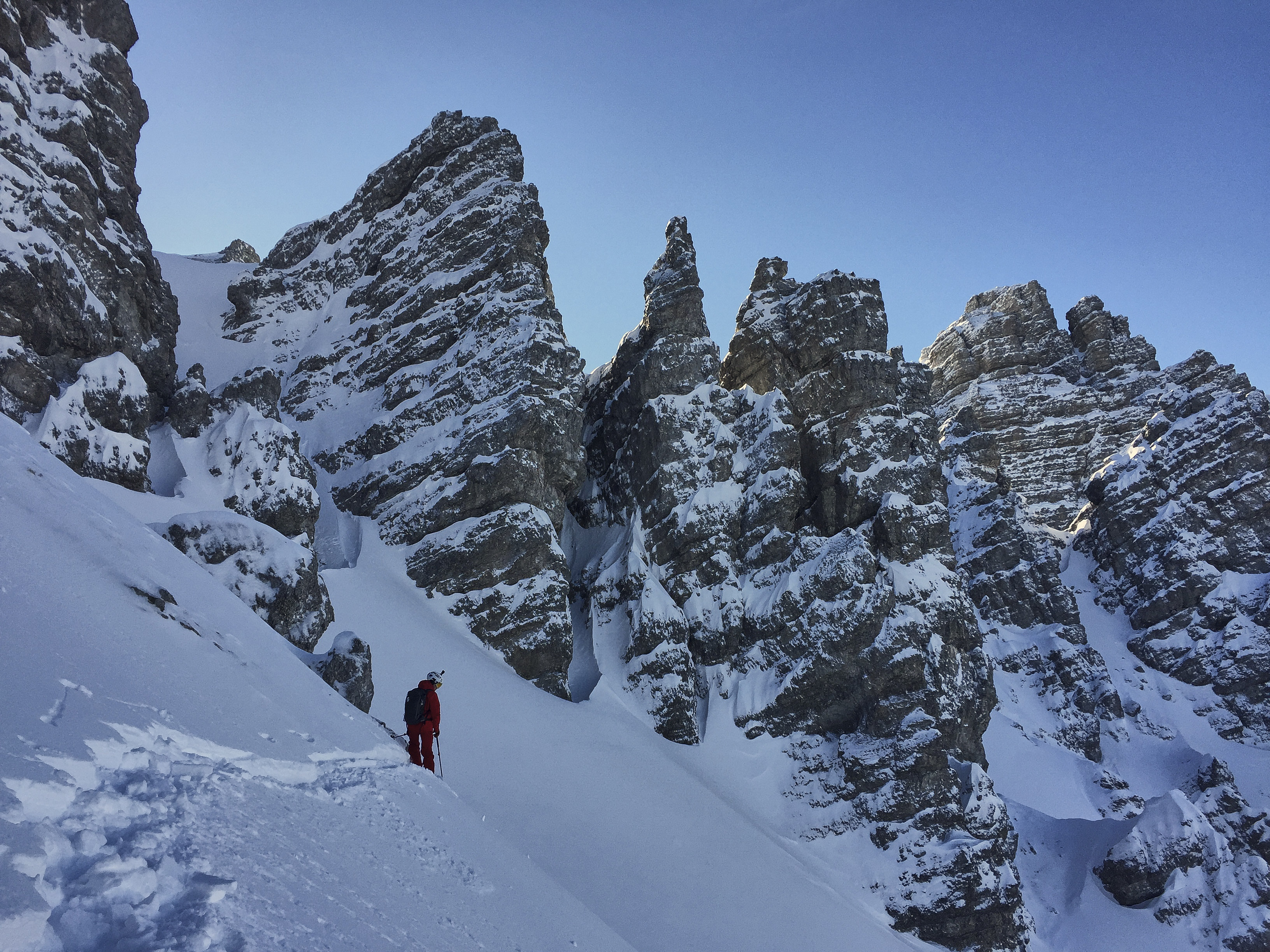 Skiing, Freeride, Powder, Snow, Schnee, Pulver, Skifahren, Snowboarden, Guide, Berge, Innsbruck, Axamer Lizum, Hoadl, Rinnen, Steilrinnen, Kalkkögel,