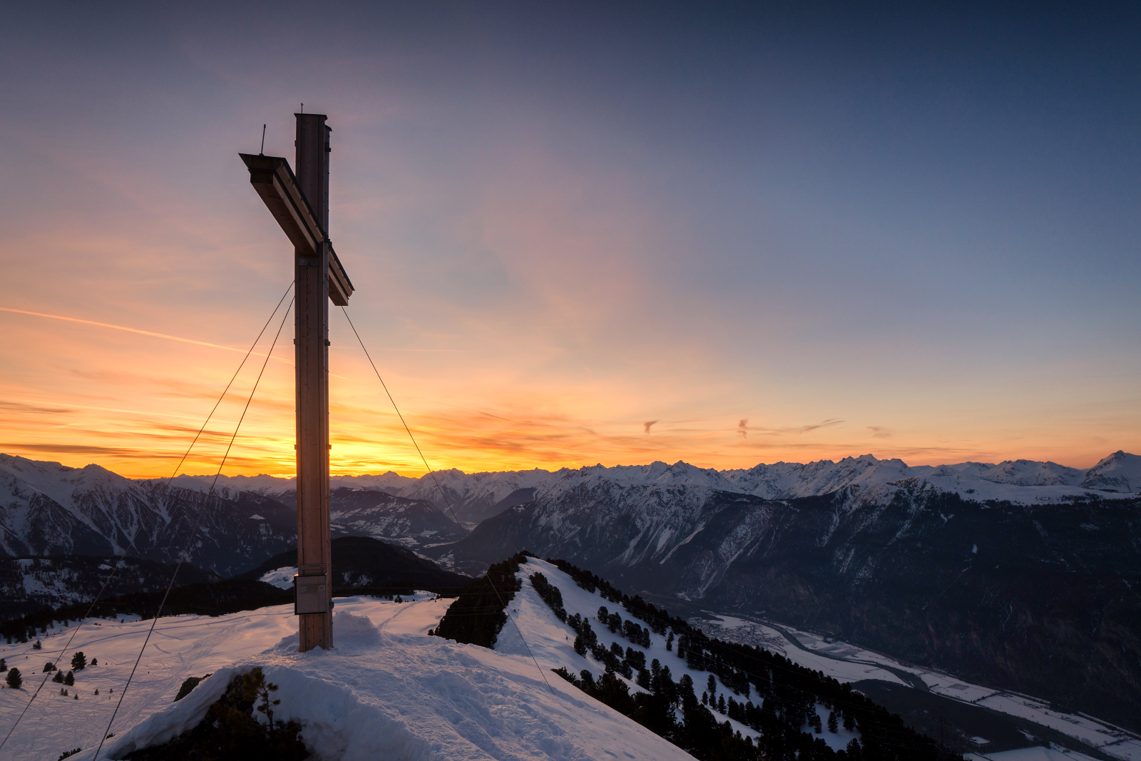 Abendstimmung am Gipfel